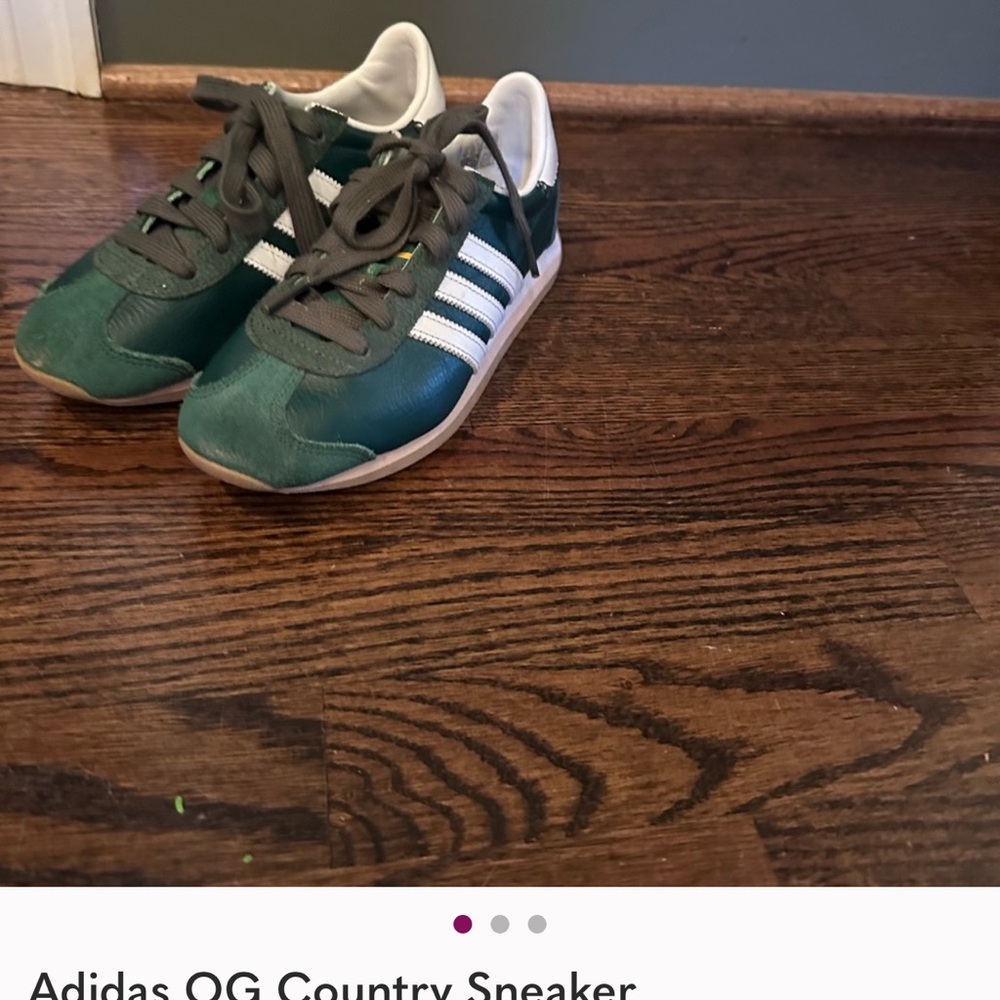 Adidas Kids Forest Green Sneakers